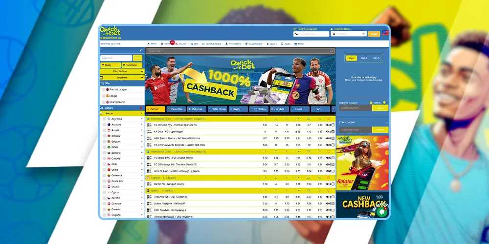 Qwick Bet Casino's official site.