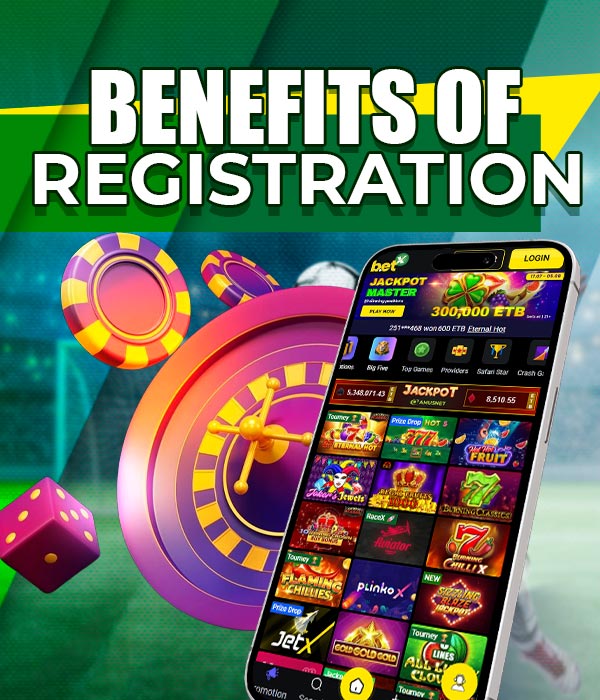 Benefits of registering on the BetX website.