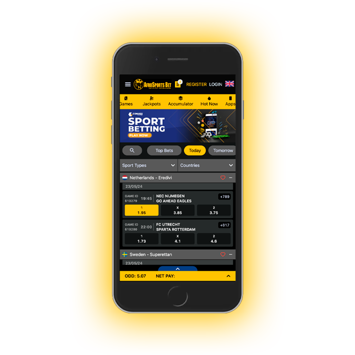 Afro Betting casino app.