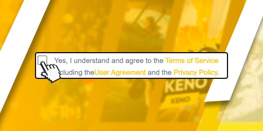 Agree to the available rules on the site.