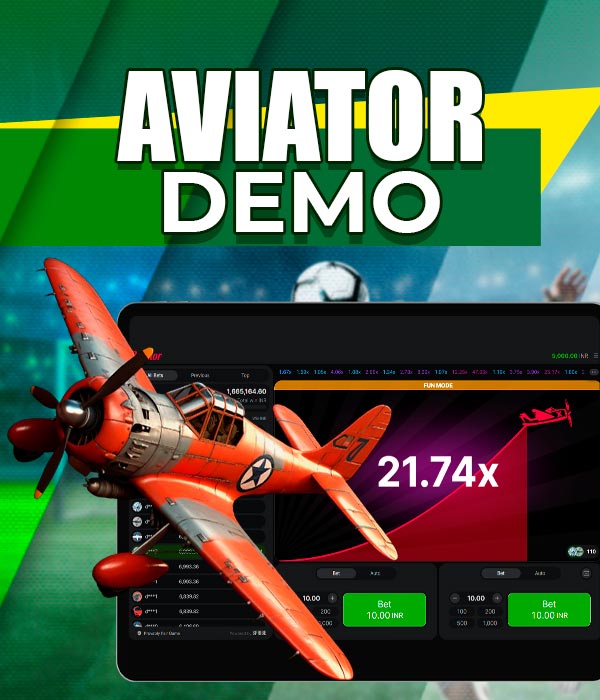 Demo version of the aviator game.