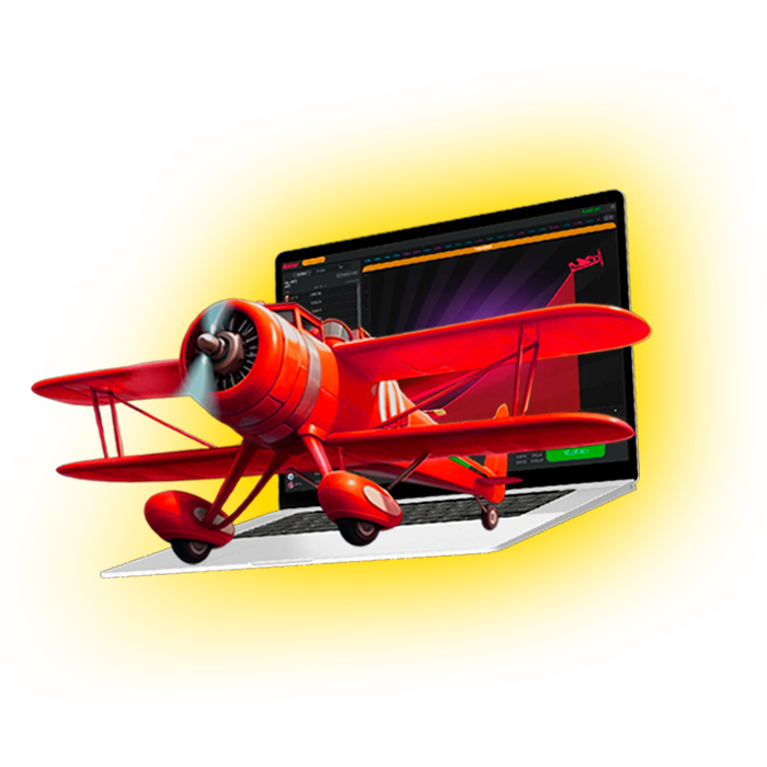 Aviator game on the casino website.