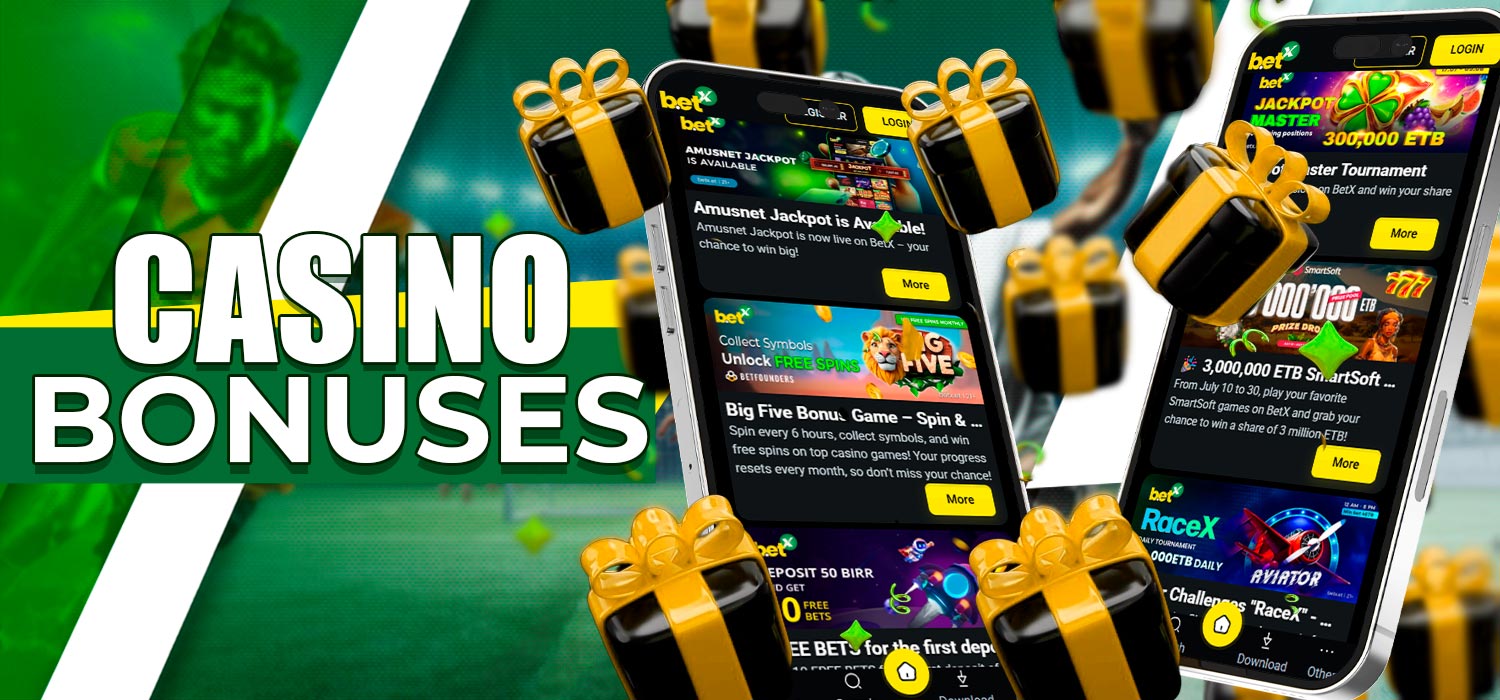 Casino bonuses for regular players.
