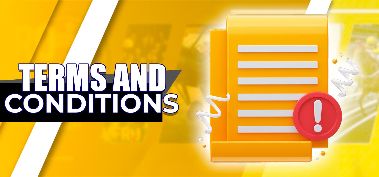 Terms and conditions and requirements for bonuses on the casino site.