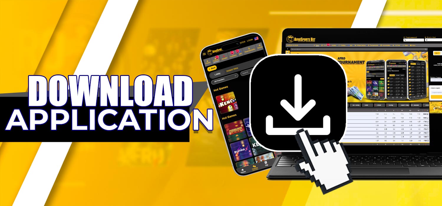 Download the Afrobetting app for all devices.