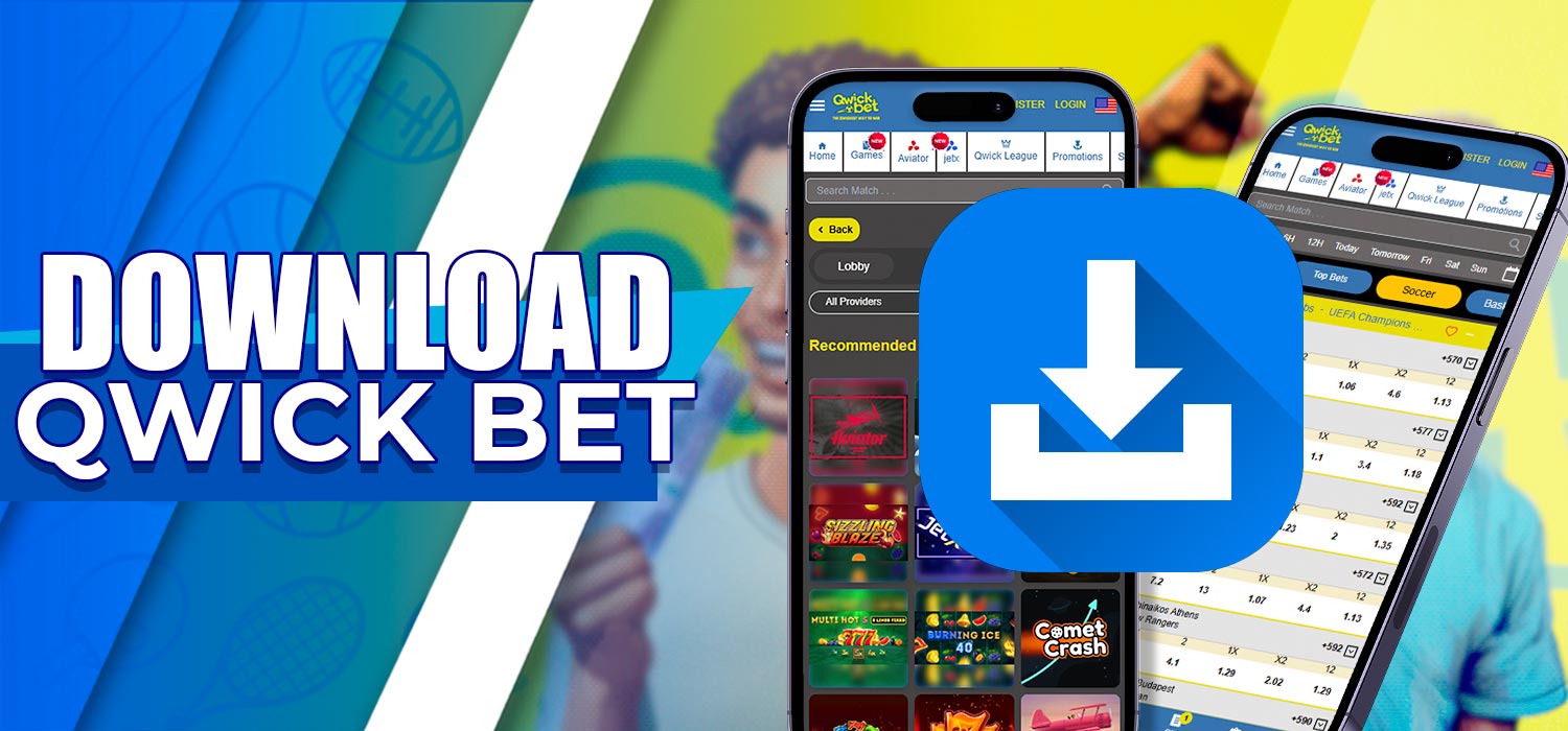 Download the official Qwick Bet app.