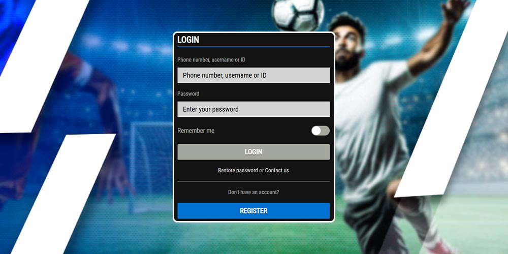Enter all your login details.