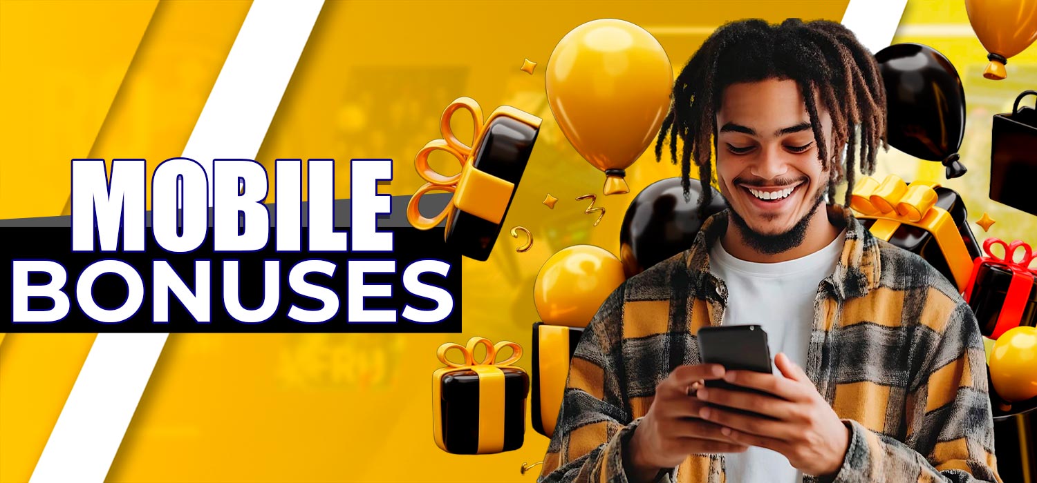 Variety of mobile bonuses in the Afro Betting app.