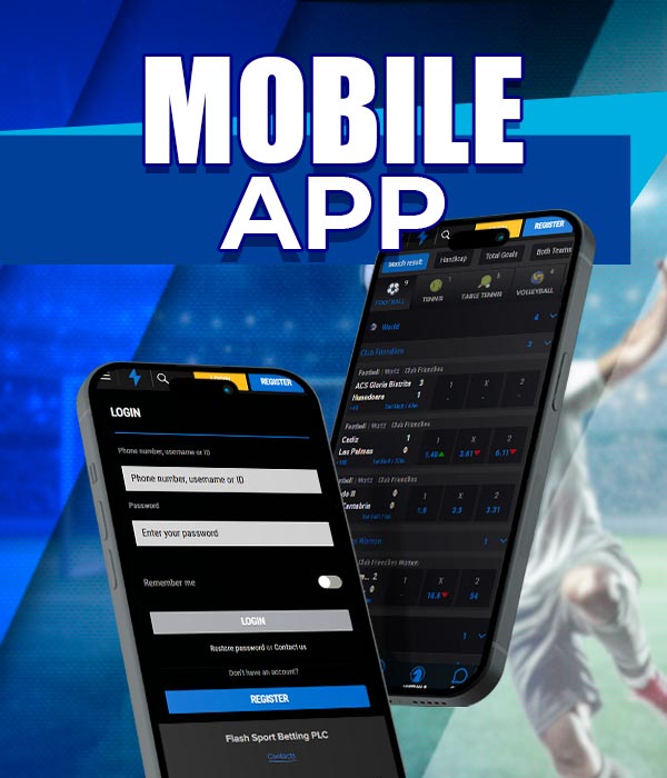 Flash Bet's official mobile site.
