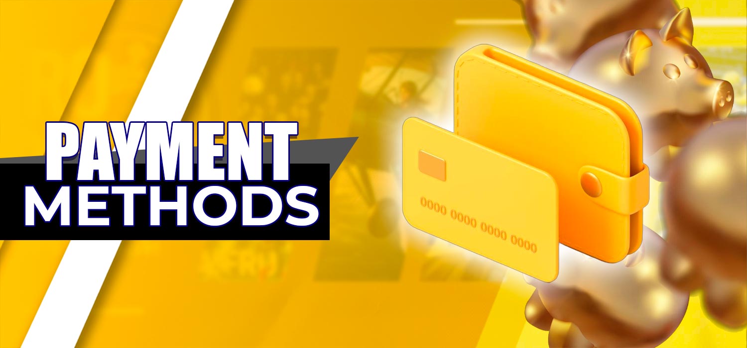 Methods for payment on the Afro Betting casino platform.