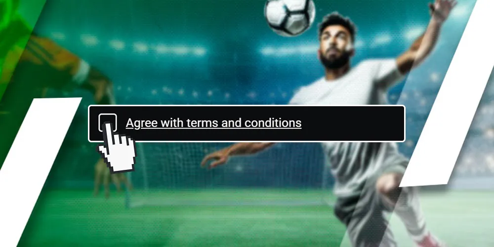 Agree to the terms and conditions of BetX.