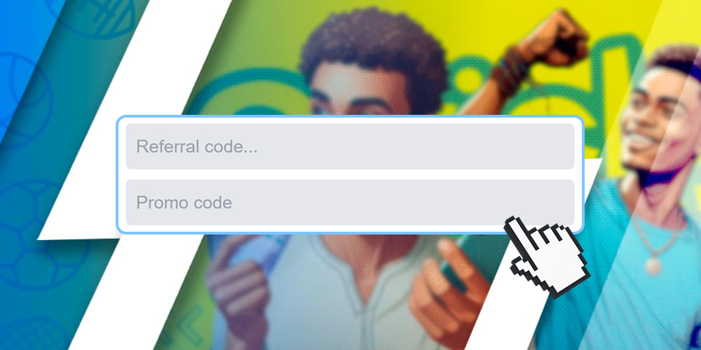 Enter existing promo code and referral code.