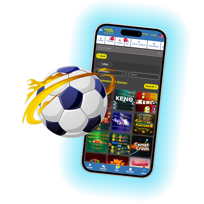 The official Qwick Bet casino app.