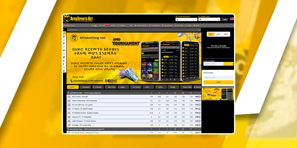 The official site for Afro Betting.
