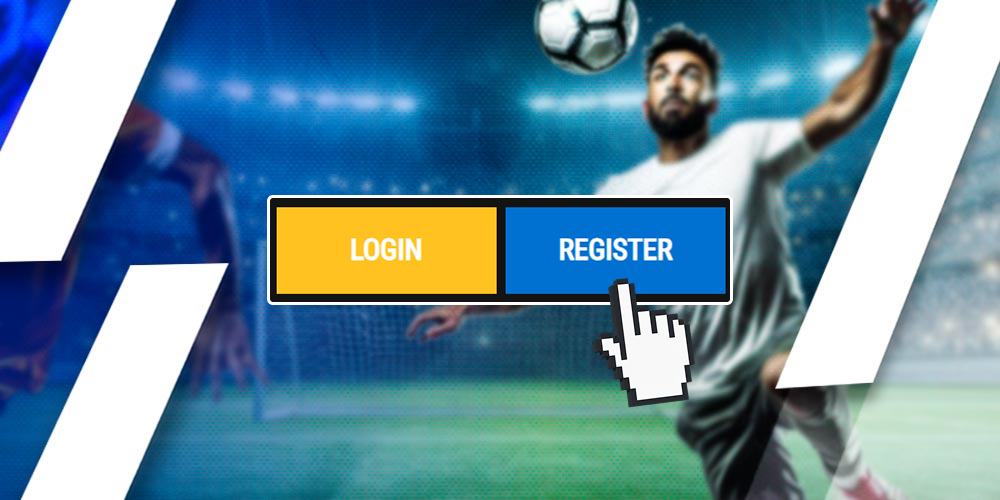 Button to register on the site.