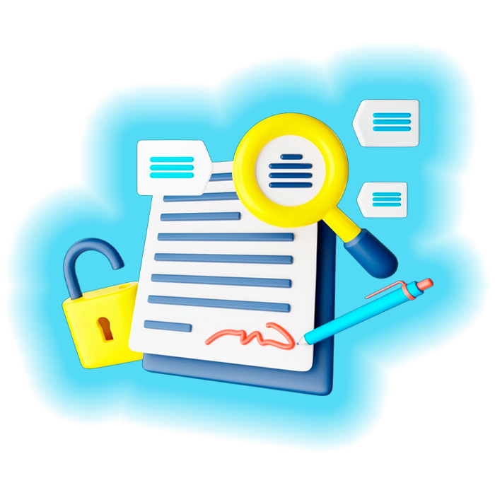 Terms and conditions of use of our service.