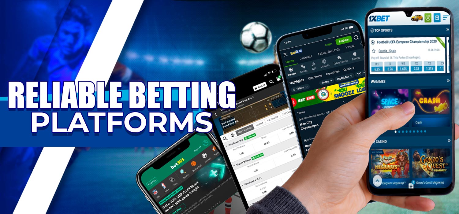 The most used platforms for sports betting.
