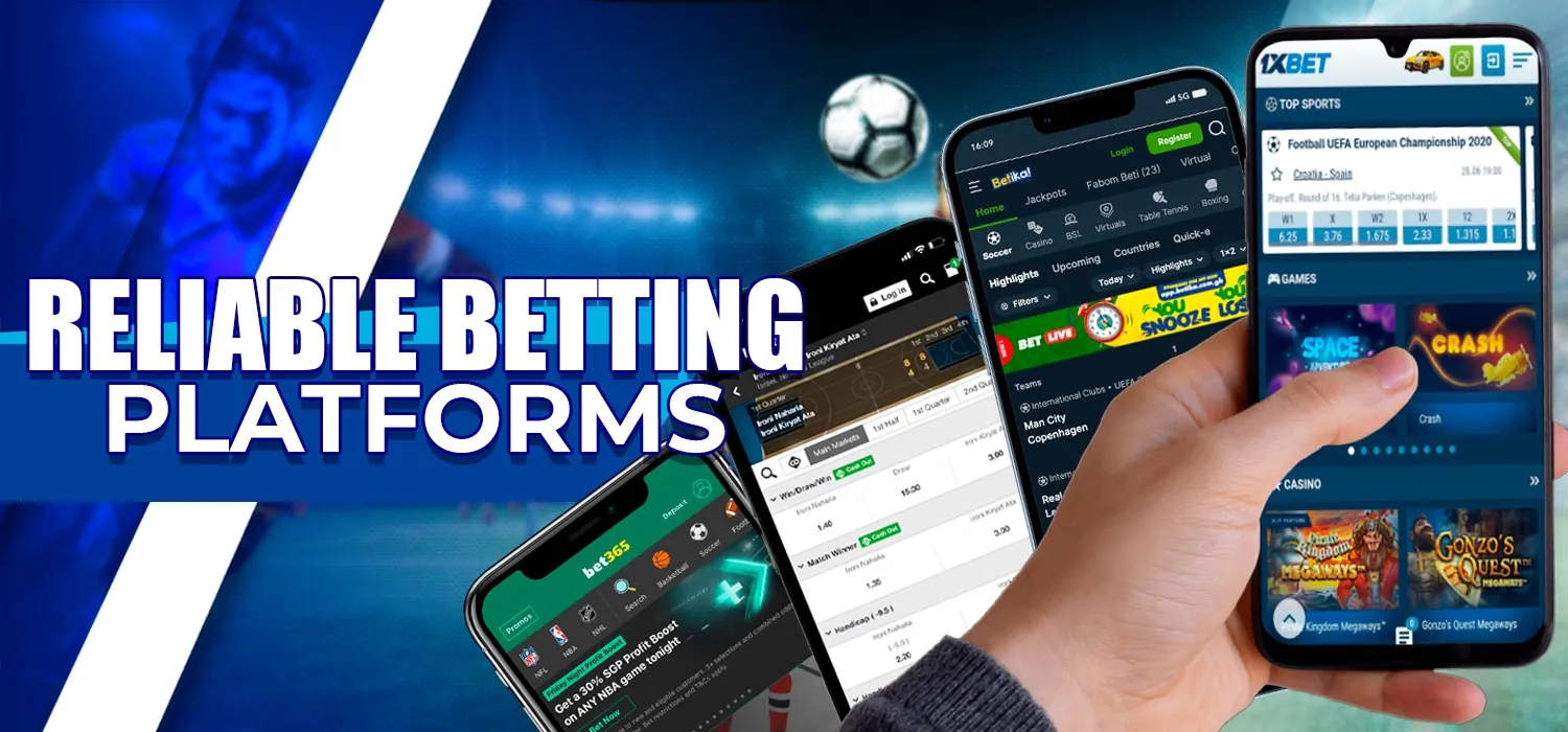 The most used platforms for sports betting.