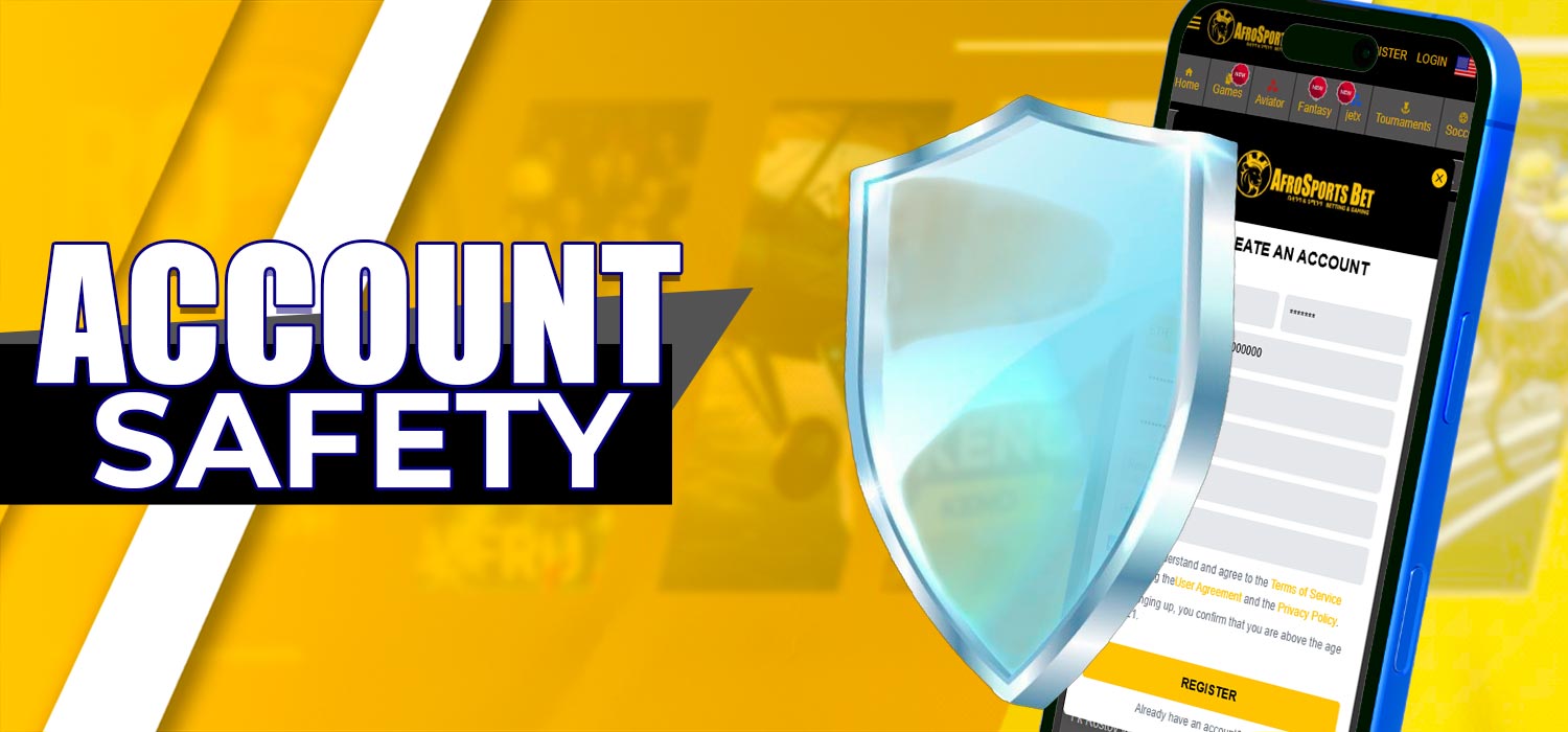 Protection of personal account data at Afro Betting.