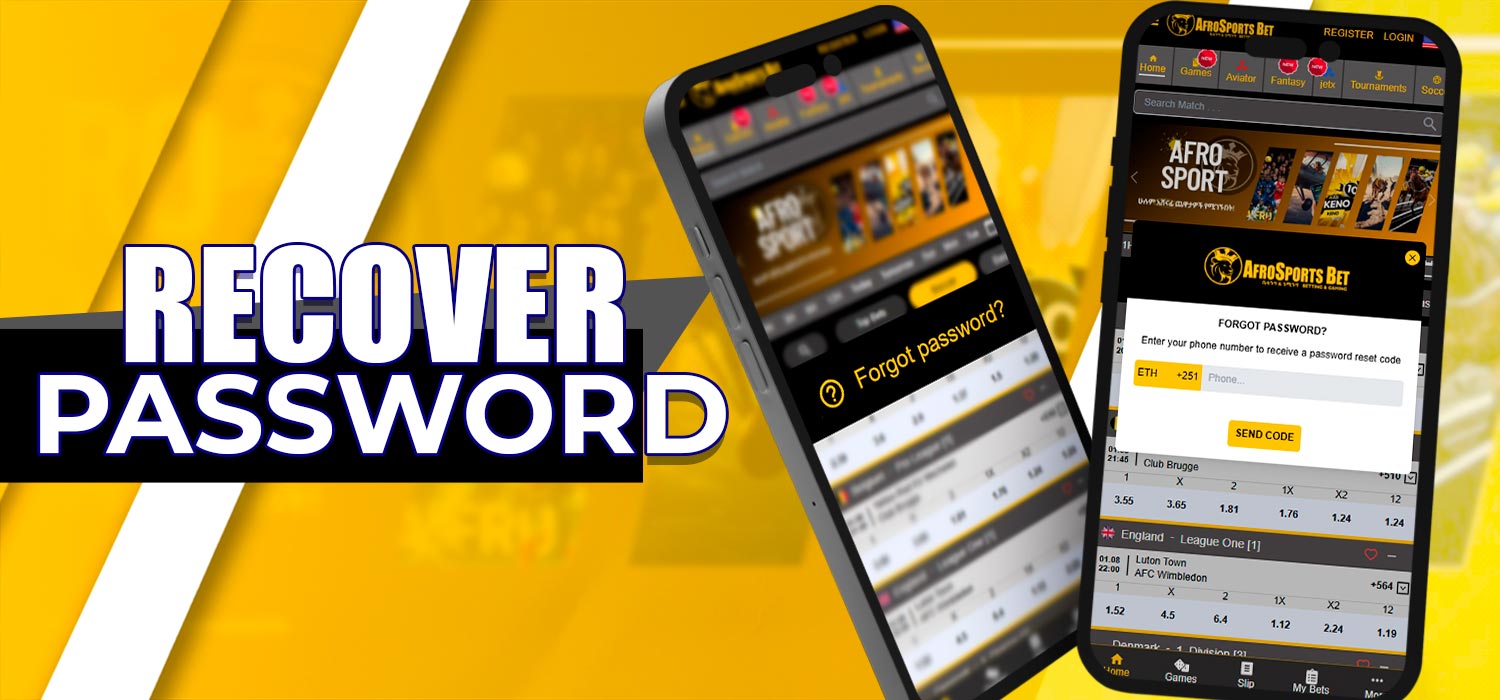Fast recovery of forgotten password from the account.